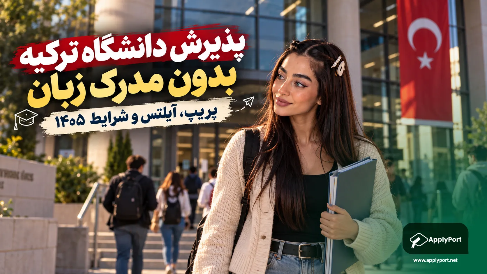 پذیرش دانشگاه ترکیه بدون مدرک زبان؛ پریپ، آیلتس و شرایط ۱۴۰۵