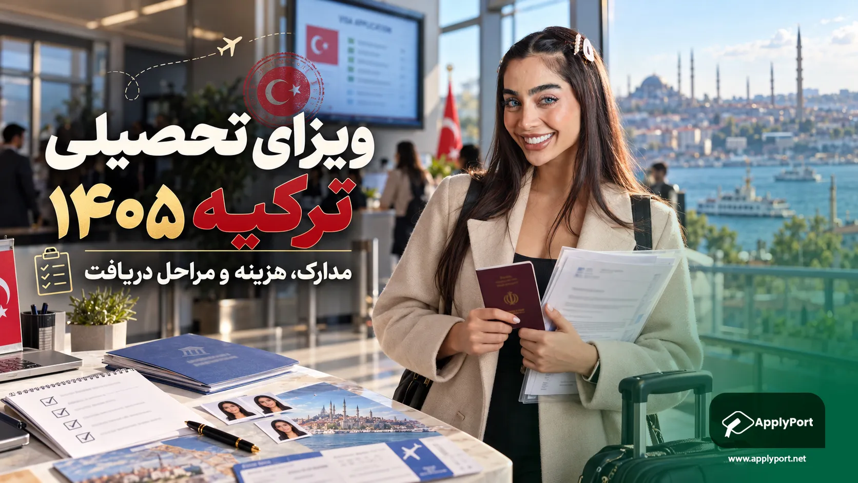 ویزای تحصیلی ترکیه ۱۴۰۵؛ مدارک، هزینه و مراحل دریافت